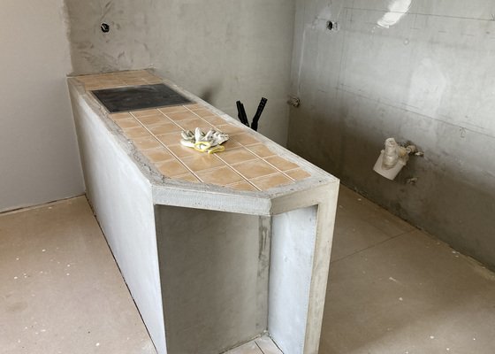 Cementová stěrka - beton Look