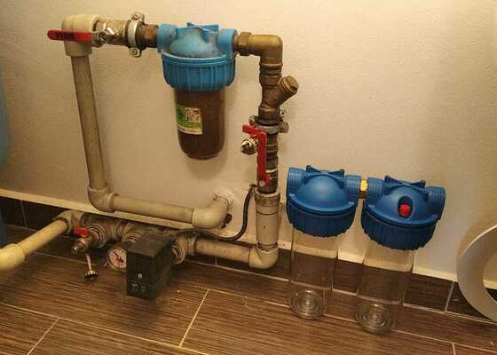 Montáž vodního filtru na přívod vody