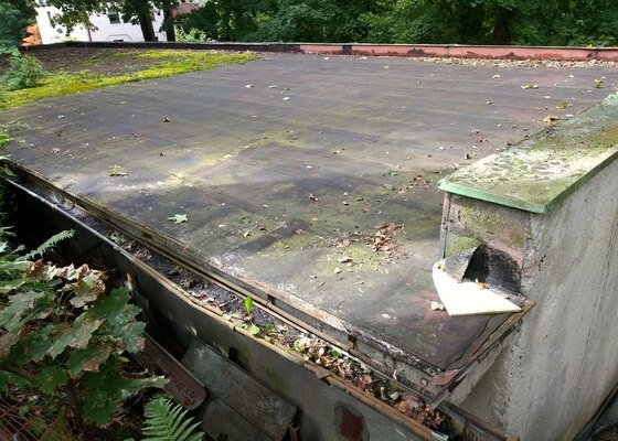 Celková oprava ploché střechy u dvojgaráže