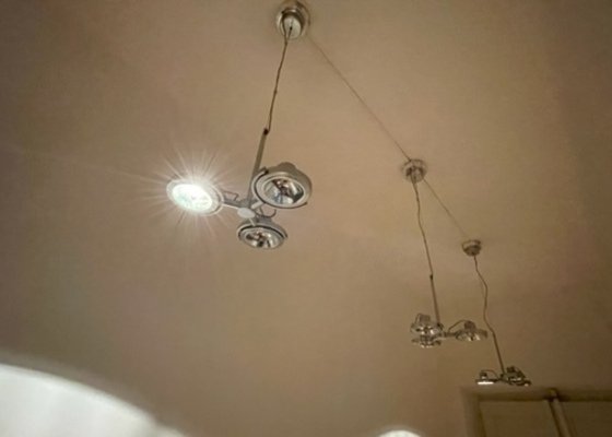 Výměna osvětlení v bytě (3 místnosti)