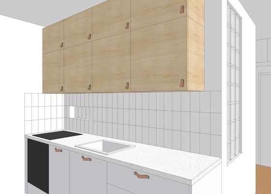 Montáž kuchyňské linky Ikea Metod Brno Černá pole