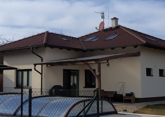 Oprava polykarbonátové střechy pergoly