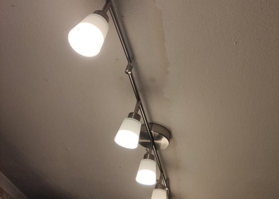 Instalace externího vypínače (spínací prvek) ke stropnímu svítidlu + oprava světla