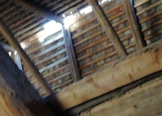 Oprava střechy stodoly
