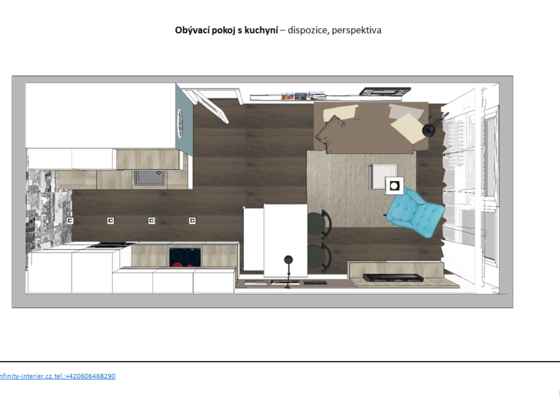Architekt -návrh rekonstrukce bytu