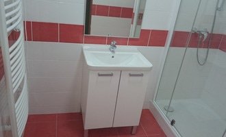Rekonstrukce koupelny, WC a kuchyně 