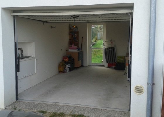 Projekt/vizualizace na přestavbu garáže na obytnou místnost
