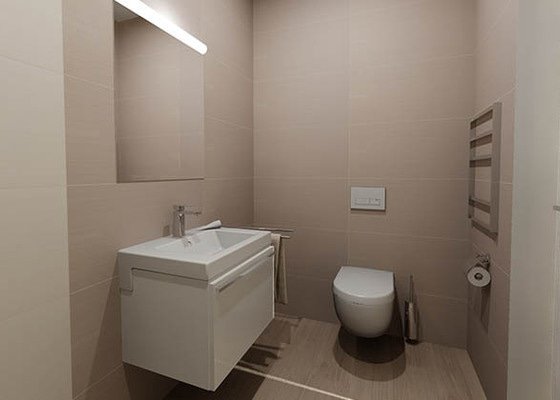 Dvě moderní koupelny v novostavbě RD - návrh