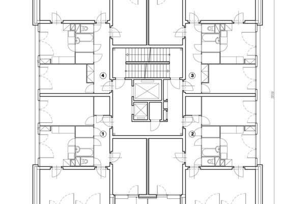 Projekt kompletního zateplení panelového bytového domu s rozšířením stávajících lodžií