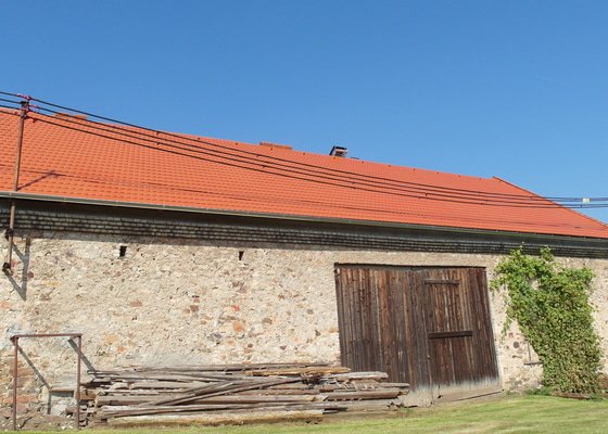 Stodola - rekonstrukce střechy