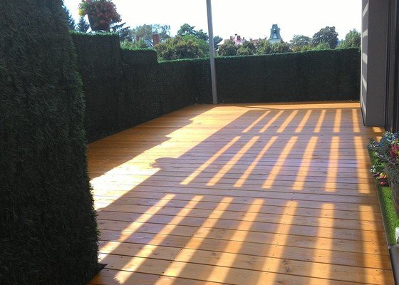 Montáž dřevěné terasy