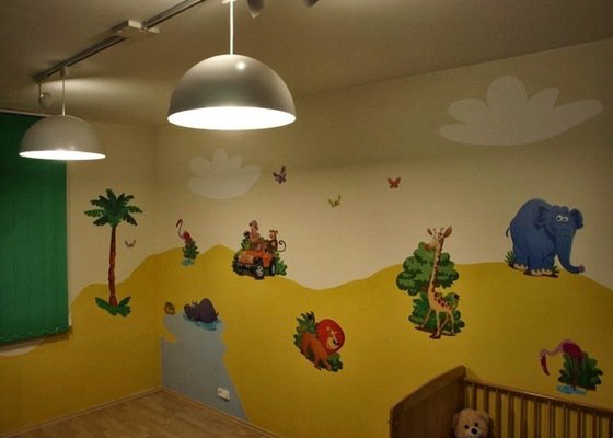 Kresba dětského pokoje