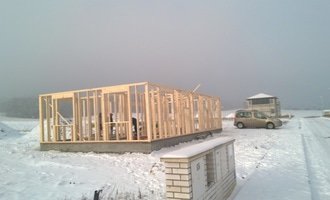 Stavba rodinného domu - bungalow